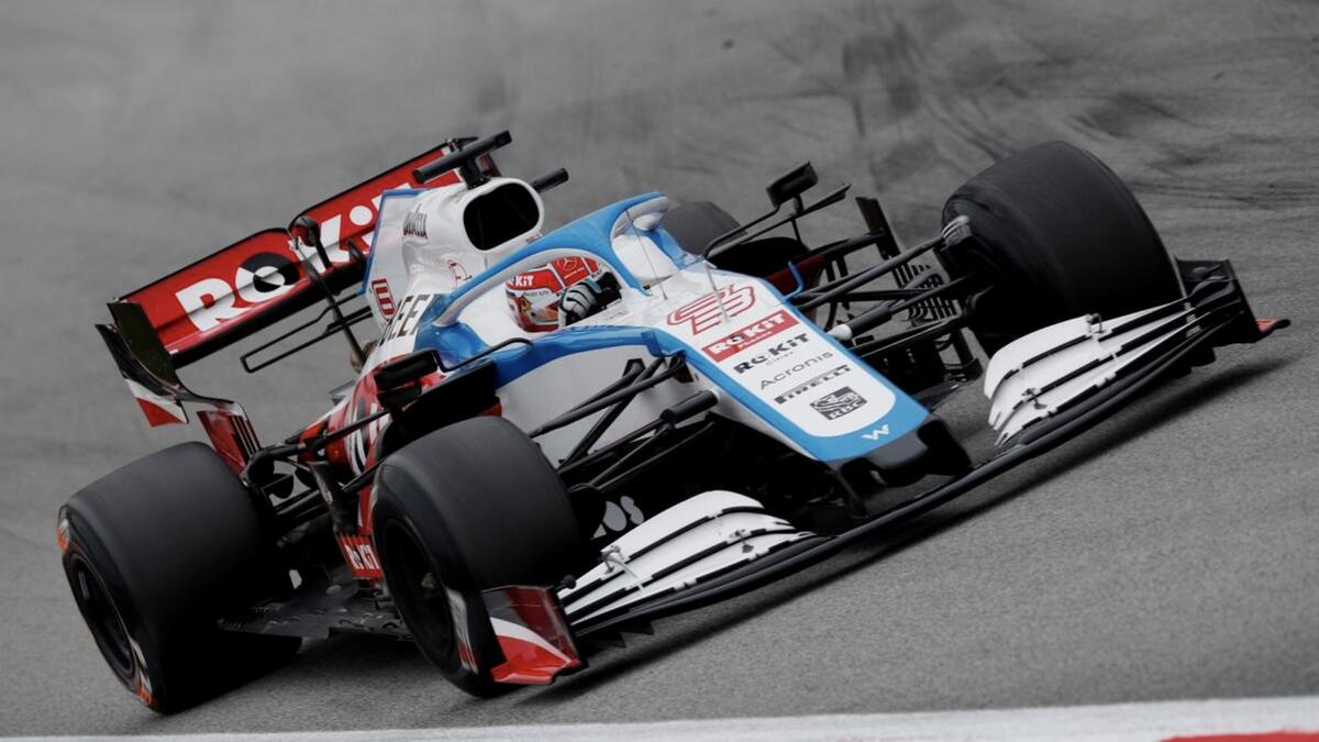 Williams' George Russell in action during testing at the Circuit de Catalunya in Spain in February. - Reuters file