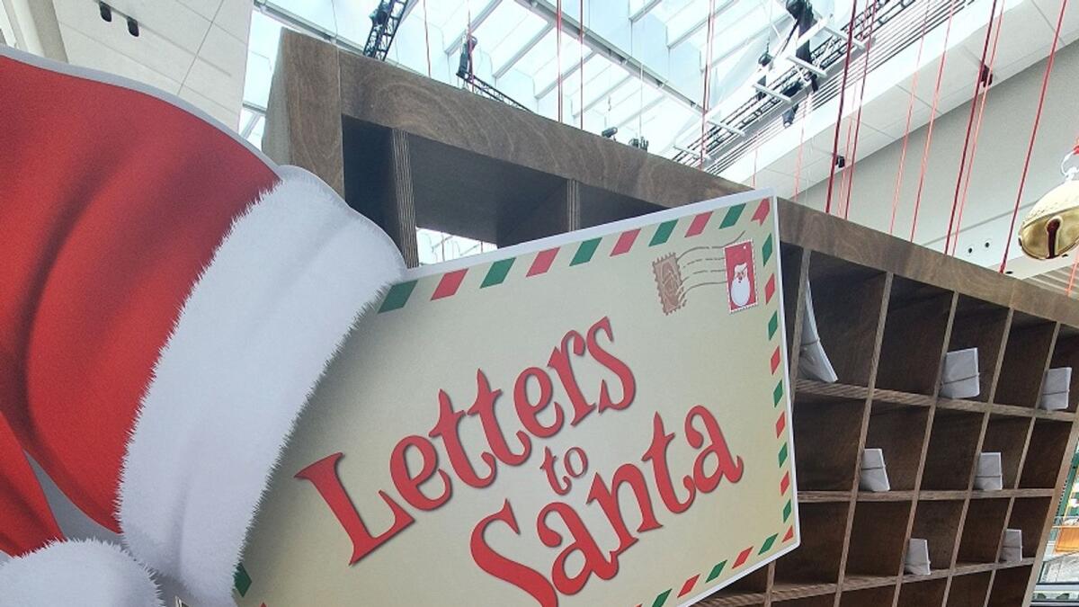 Santa’s Letters. BY: GALLERIA AL MARYAH. ‘Tis the most wonderful time of the year and The Galleria Al Maryah Island is the place to be. Little ones can send Santa a letter with all the reasons they should be in the ‘good’ column this year, and a wish list of their most-coveted gifts. Located in the Winter Village, 10 lucky children will have a wish come true wish on a weekly basis. On: Every day