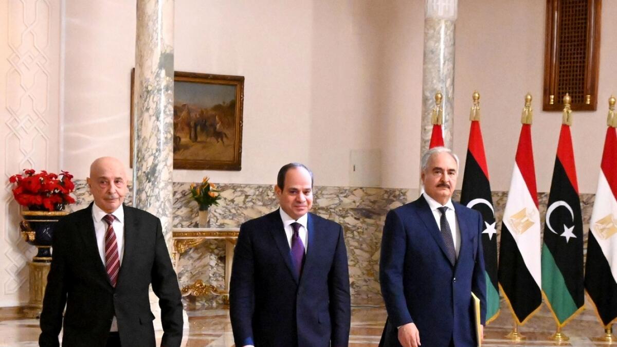 Libya, Egypt, Haftar, Sisi, parliament