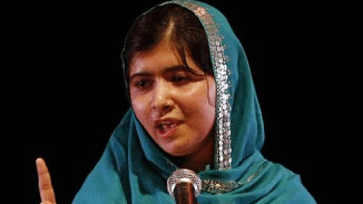 Pakistani activist Malala asks world leaders to choose books over bullets