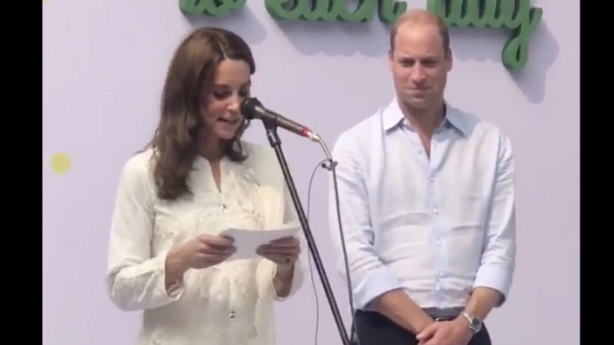 Prince William, Kate, Pakistan, RoyalsVisitPakistan, imran khan, Kate urdu speech