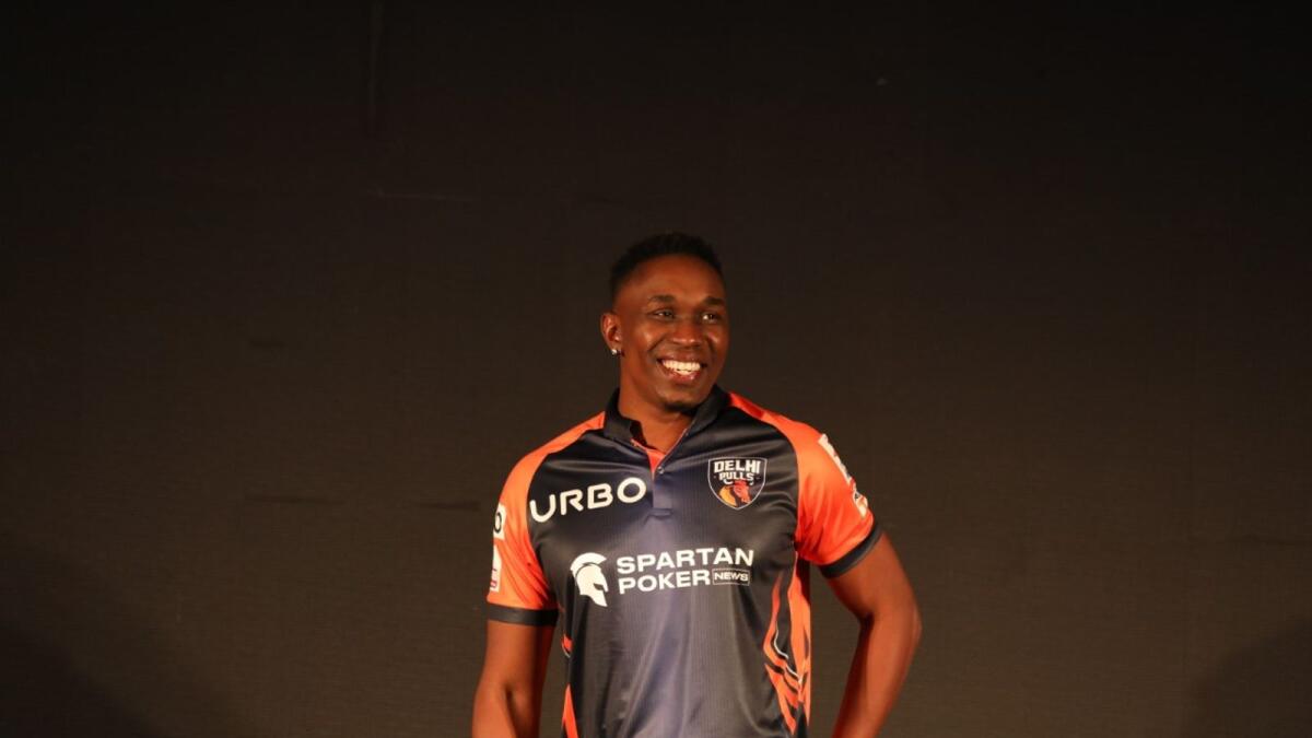 Fans from across the world witnessed Captain Dwayne Bravo sporting the New Jersey. — Supplied photo