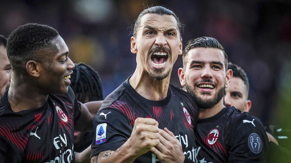 Ibrahimovic scores to help Milan win 2-0 at Cagliari