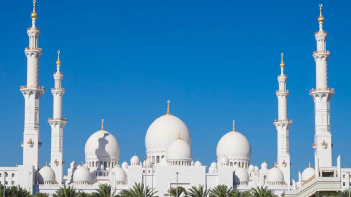 File photo of Sheikh Zayed Grand Mosque, Abu Dhabi.