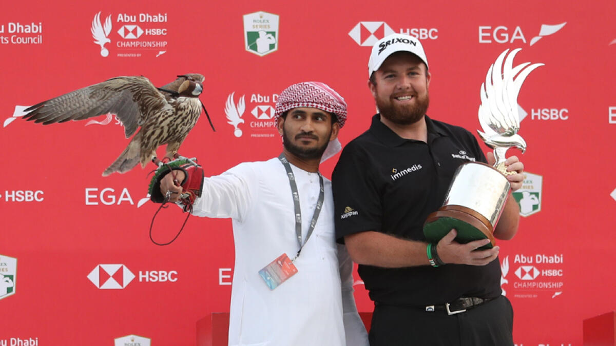 Lowry wins Abu Dhabi HSBC Championship title after Sterne battle