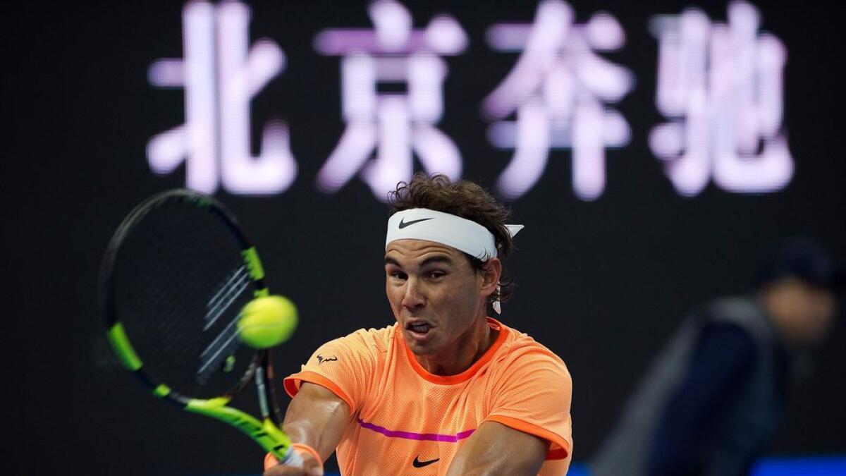 Tennis: Injury-hit Nadal seeks redemption in Beijing