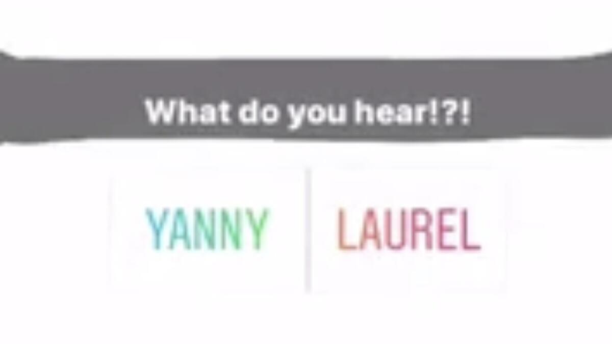 Yanny or Laurel? Soundbite sparks Internet debate