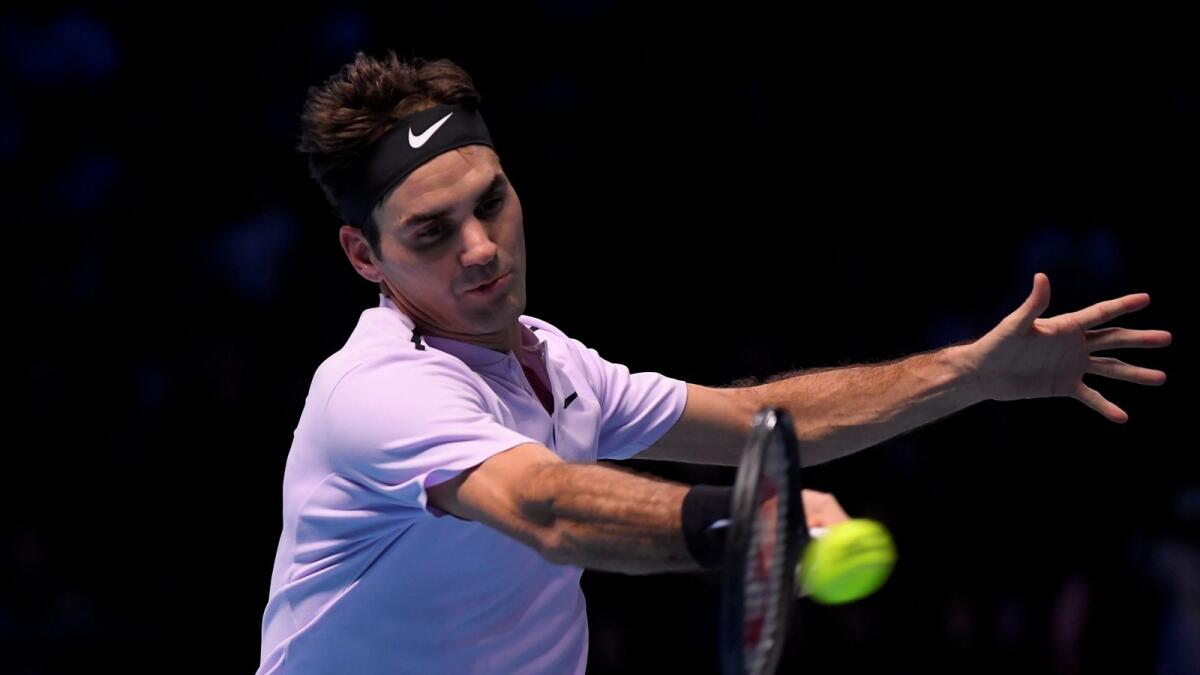 Roger Federer says he is happy to be back playing a tournament. — Reuters