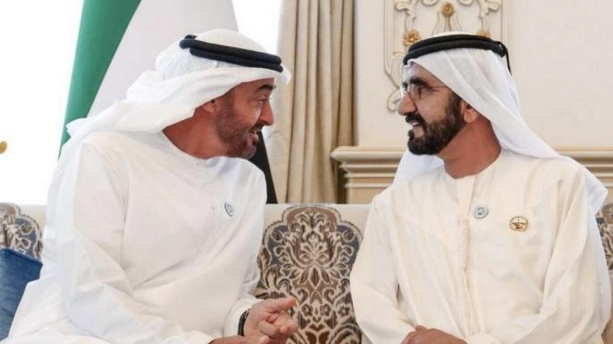 Sheikh Mohammed shares rare picture of Mohamed bin Zayed from childhood