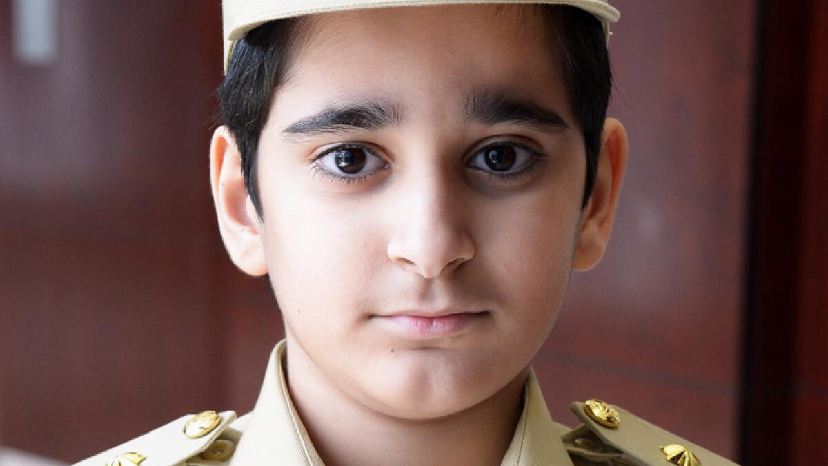 Photos: 8-year-old boy becomes Dubai Police officer
