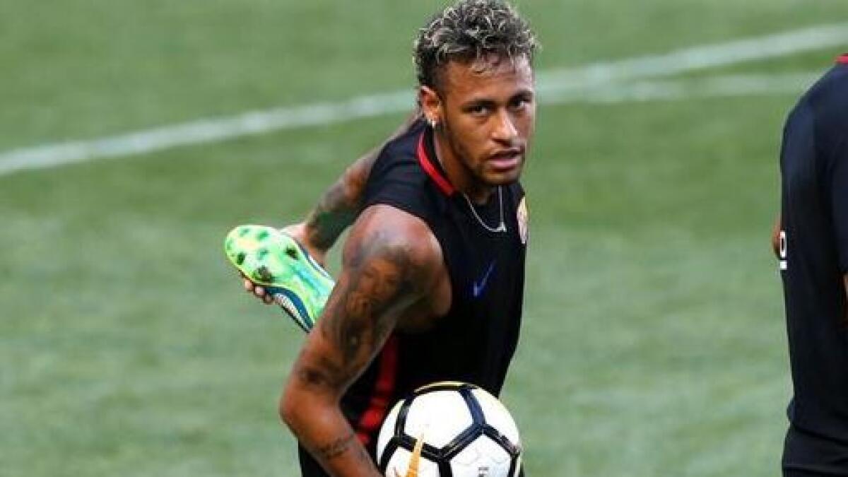 Paris Saint-Germain (PSG) forward Neymar