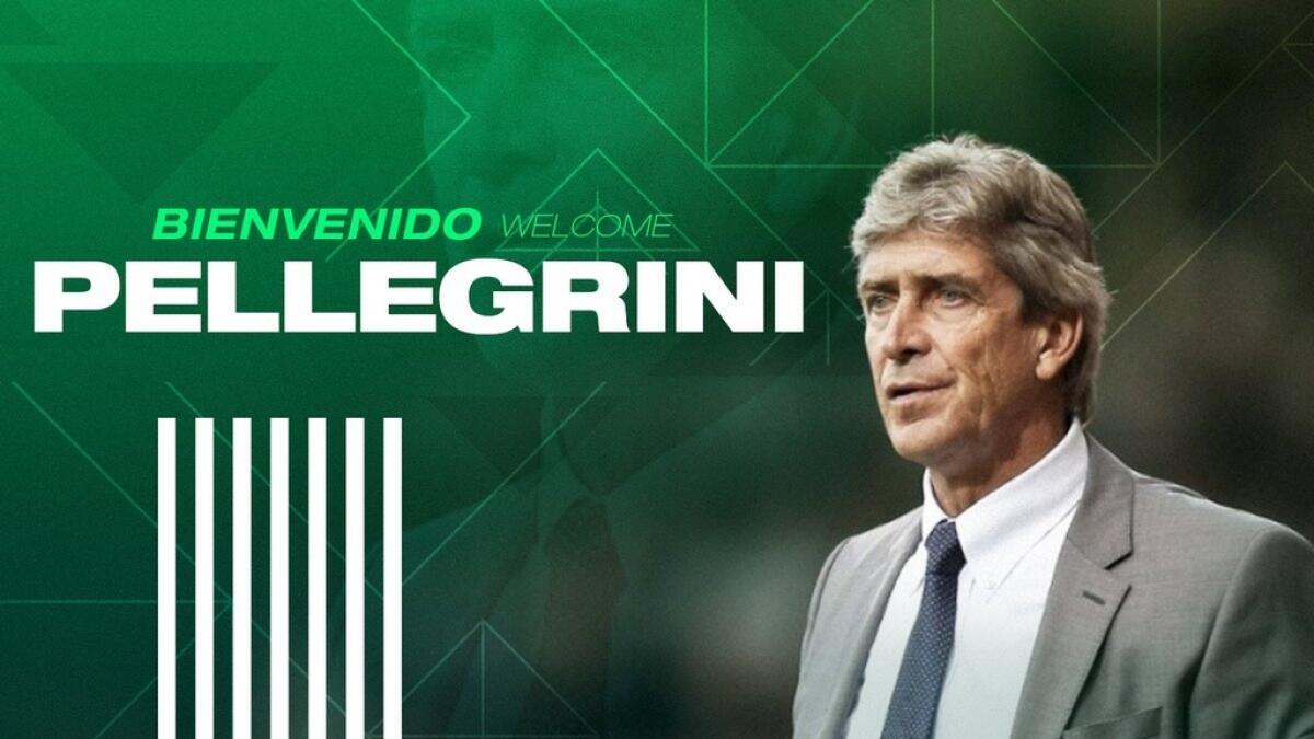 The arrival of Pellegrini at the Benito Villamarin had been an open secret for several days