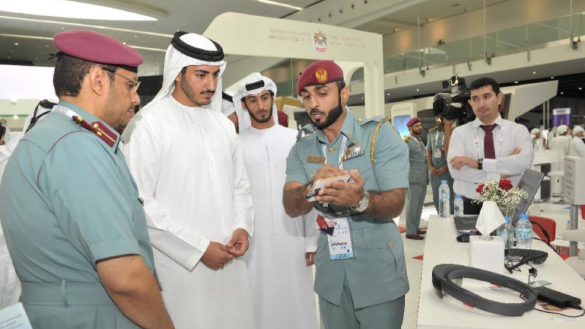 Crowds flock to Abu Dhabi Police stand at WorldSkills event