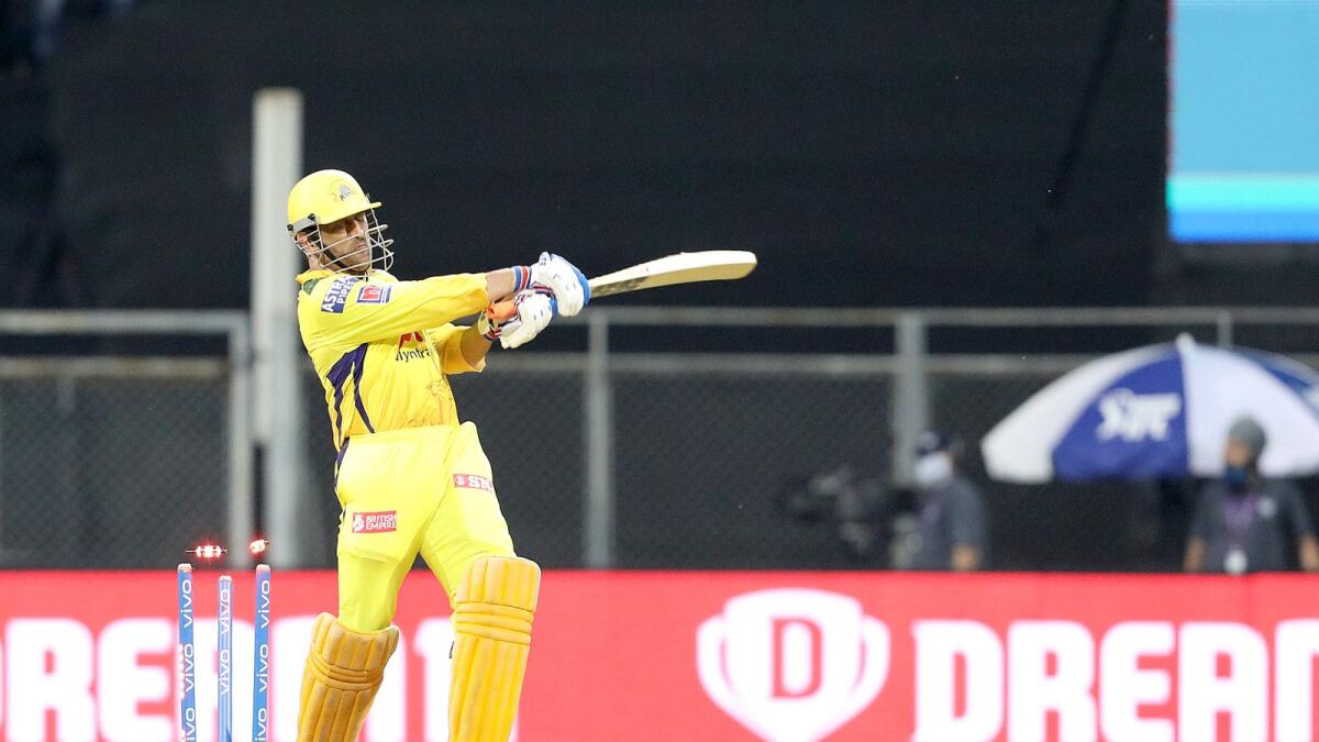 Chennai Super Kings captain MS Dhoni was out for a duck in the first match. (BCCI)