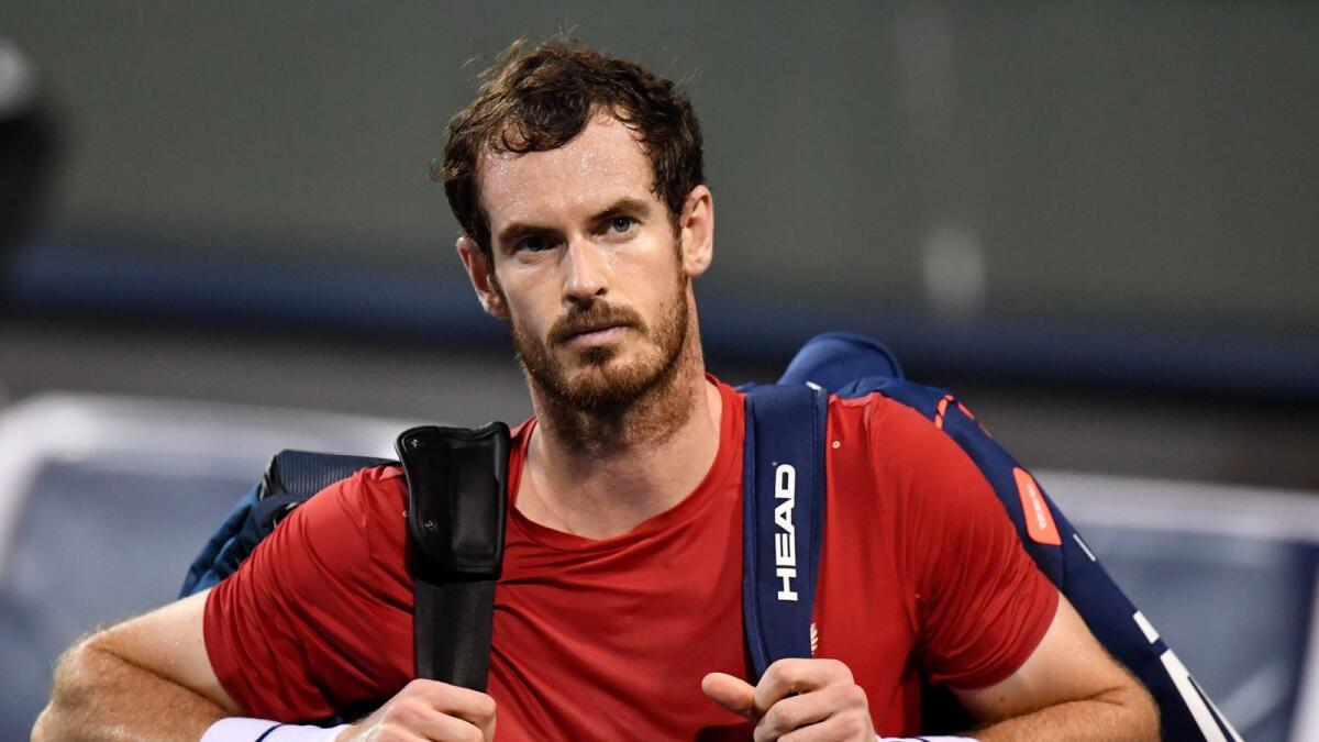 Andy Murray said on last Thursday that he had tested positive for the virus . — AFP