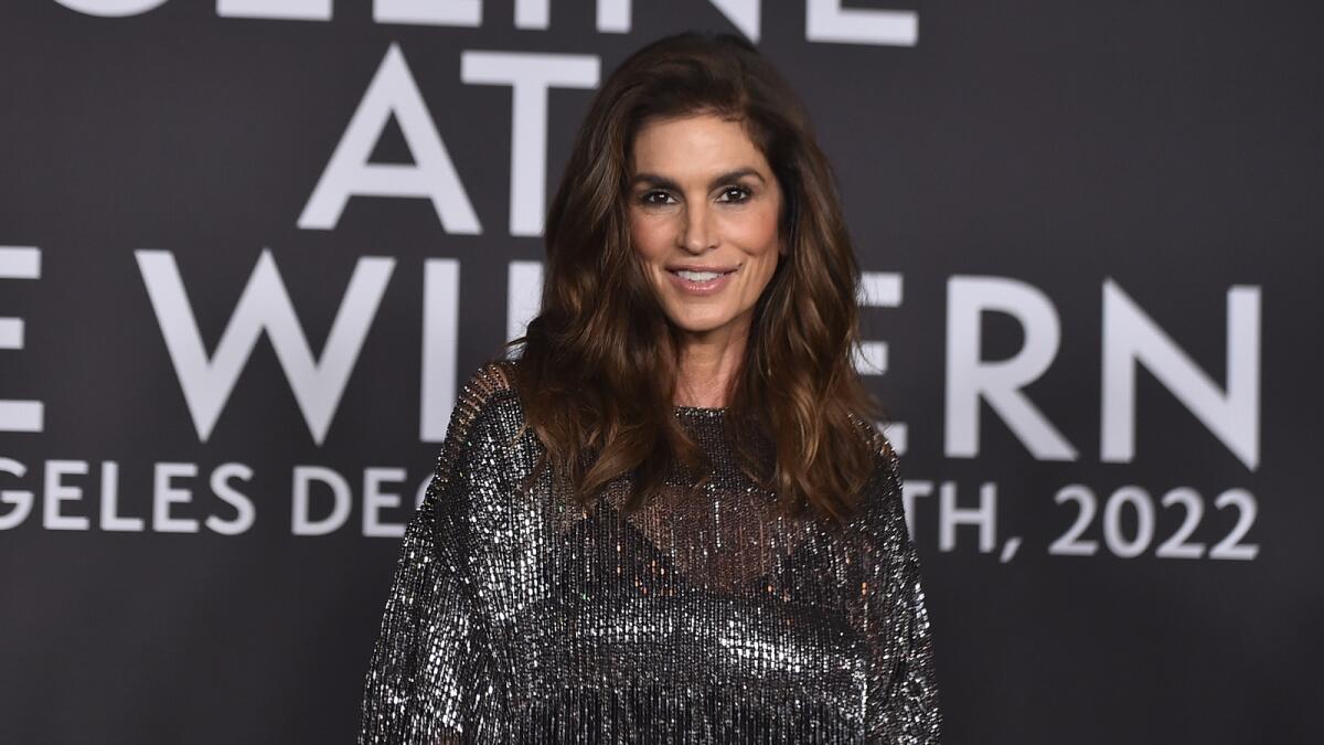 Cindy Crawford at the show