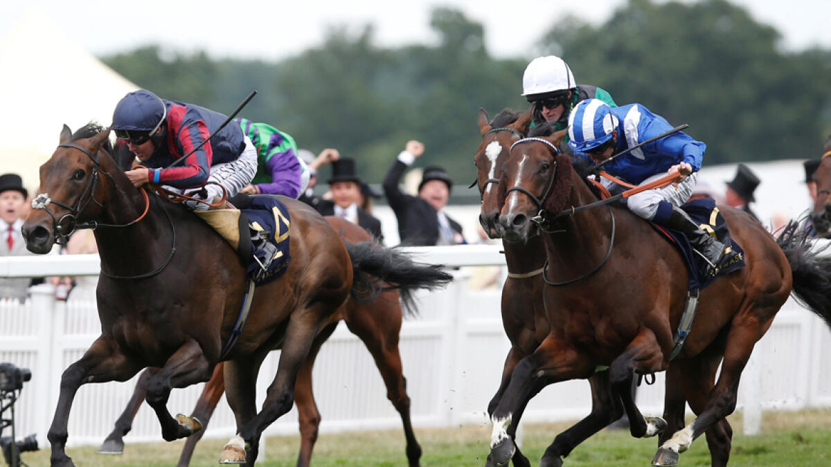 The Tin Man wins Diamond Jubilee Stakes after nervous wait