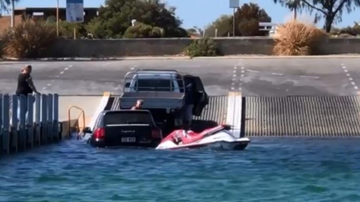 Video: Porsche driver trolled for driving car into ocean
