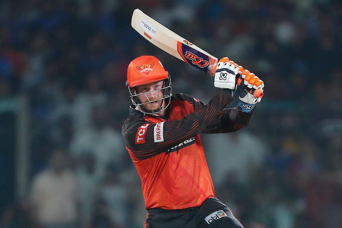 Heinrich Klaasen of Sunrisers Hyderabad play a shot. — IPL