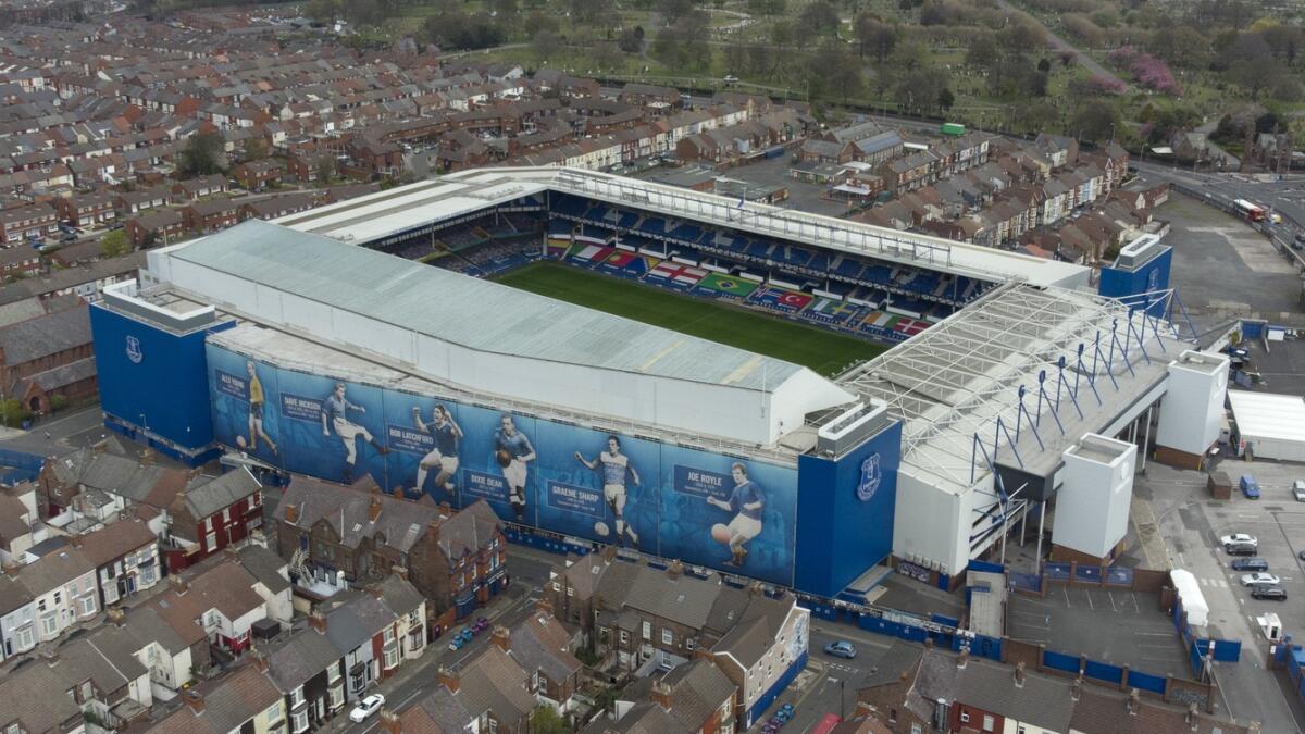 Everton are in the process of building a new stadium on Bramley-Moore Dock for costs that could reach £760m. - AP