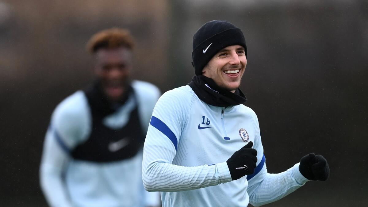 Frank Lampard plans to work on less hands-on celebrations in Chelsea training in a bid to change his team’s mindset on the issue. (Chelsea Twitter)