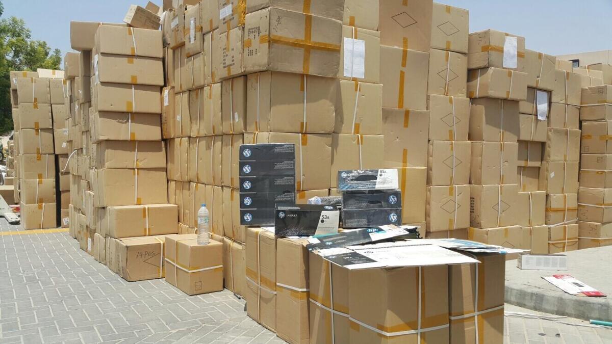 Dh75m worth fake cartridges, printers seized in Dubai