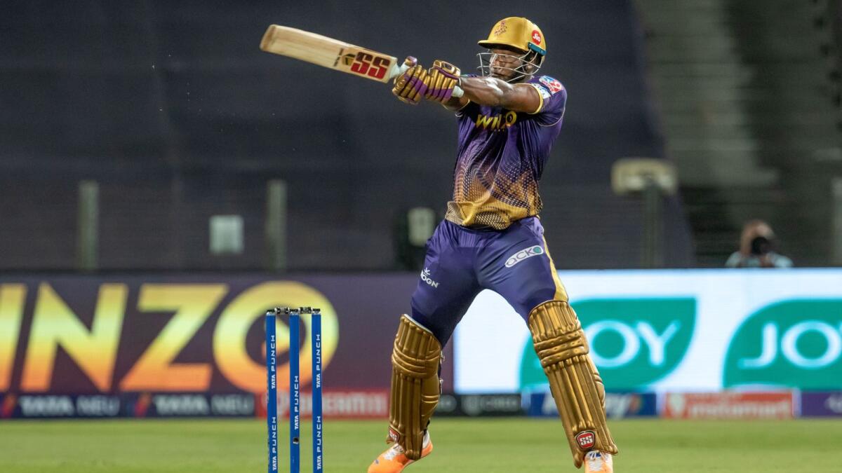 Andre Russell of the Kolkata Knight Riders. (BCCI)