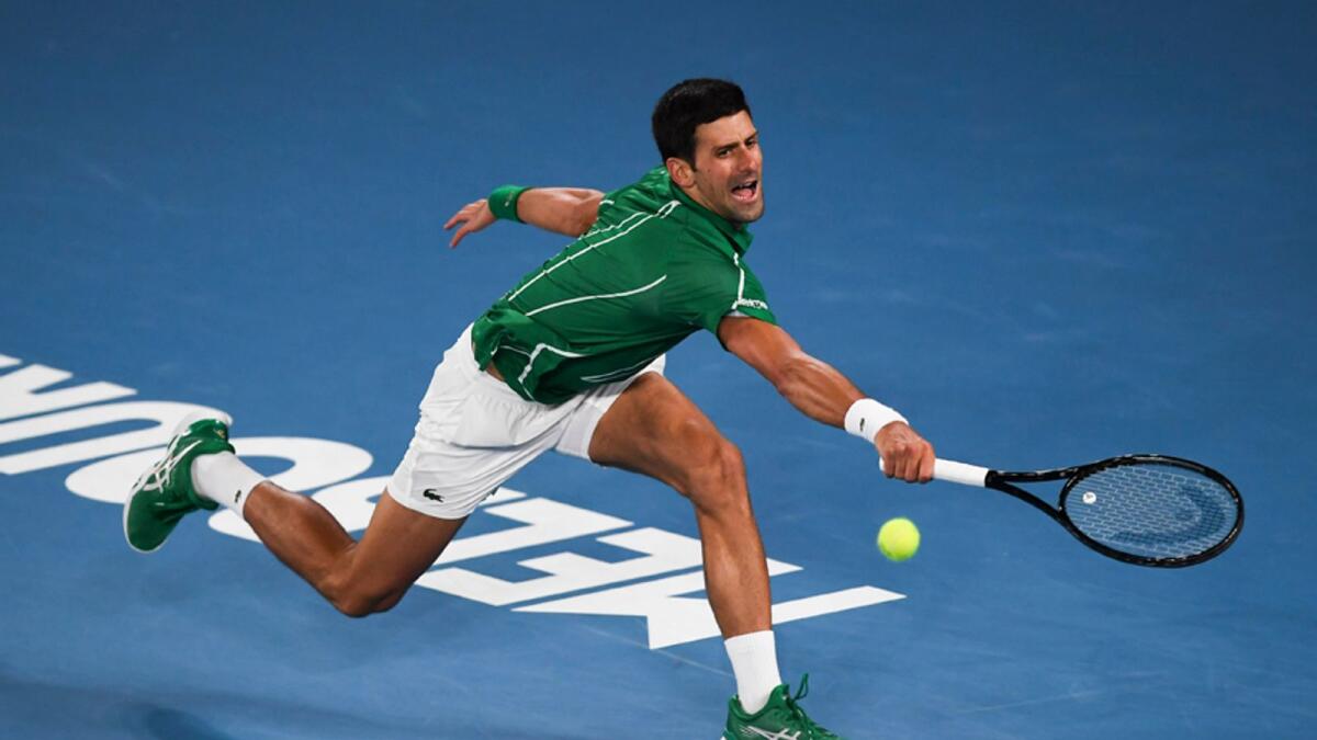 Novak Djokovic is the defending champion of the Australian Open. — AFP file