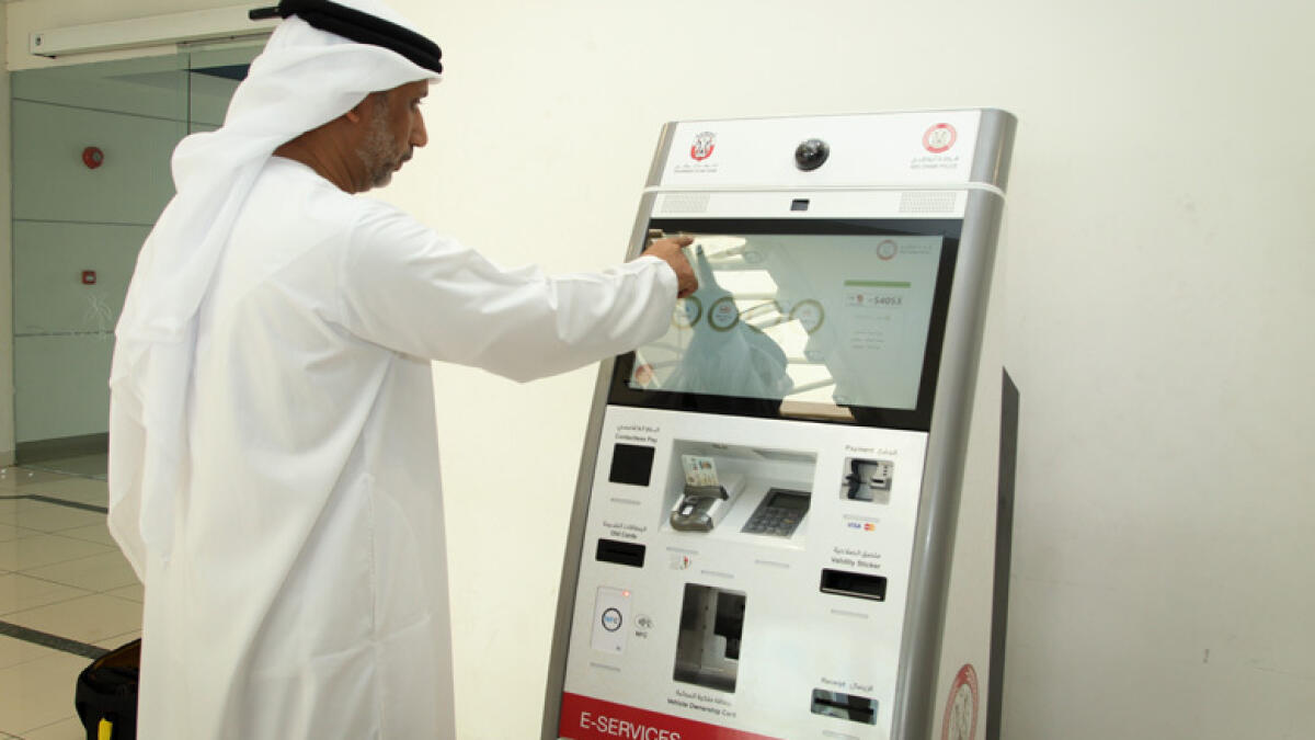 Abu Dhabi Police deploys 33 self-payment kiosks