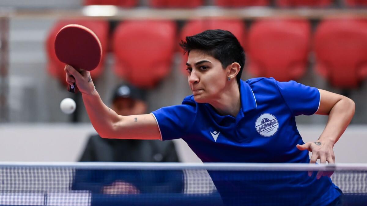 Action from the table tennis qualifying rounds at AWST 2024. - Supplied photo