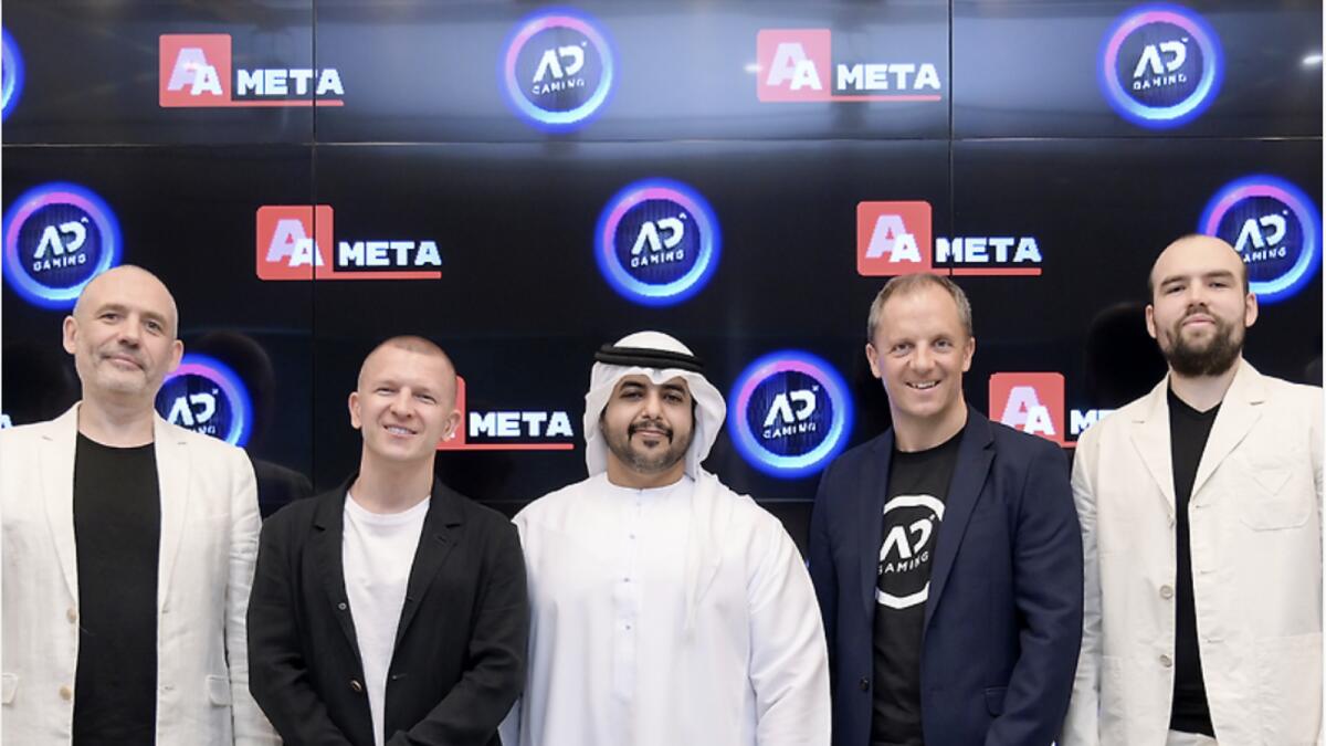 AD Gaming and AA Meta officials at the partnership announcement. - Supplied photo