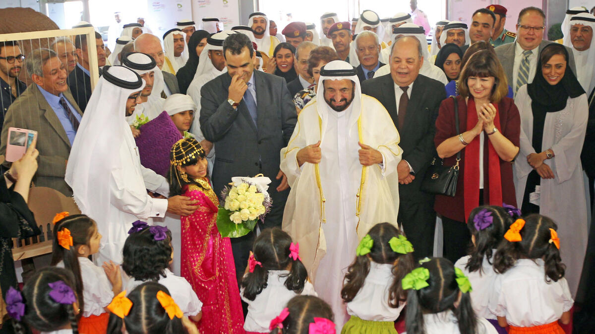 Dr Shaikh Sultan believes in developing a reading population by imparting the right education to the younger generation which, in turn, helps them raise their children properly.