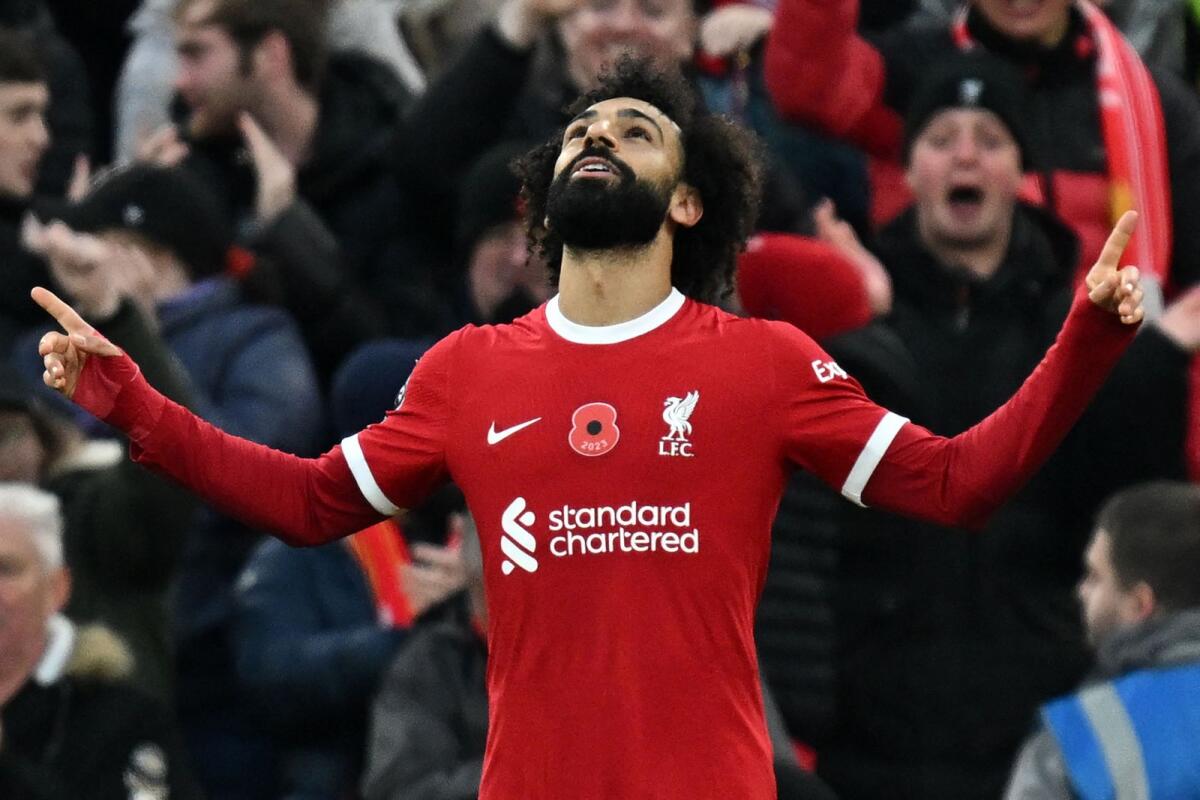 Liverpool striker Mohamed Salah is among the contenders for the award. — AFP