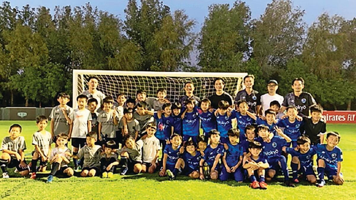 The Football Team consisting of Japanese expats in the UAE
