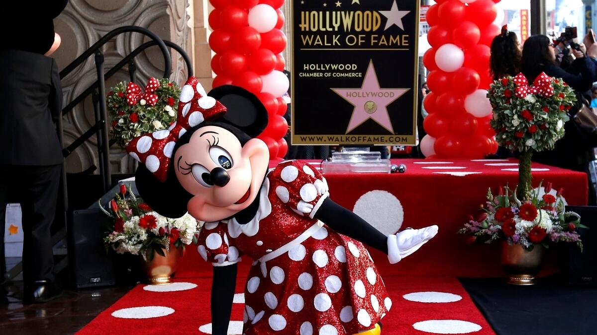 Minnie Mouse gets her star, a few decades after Mickey 