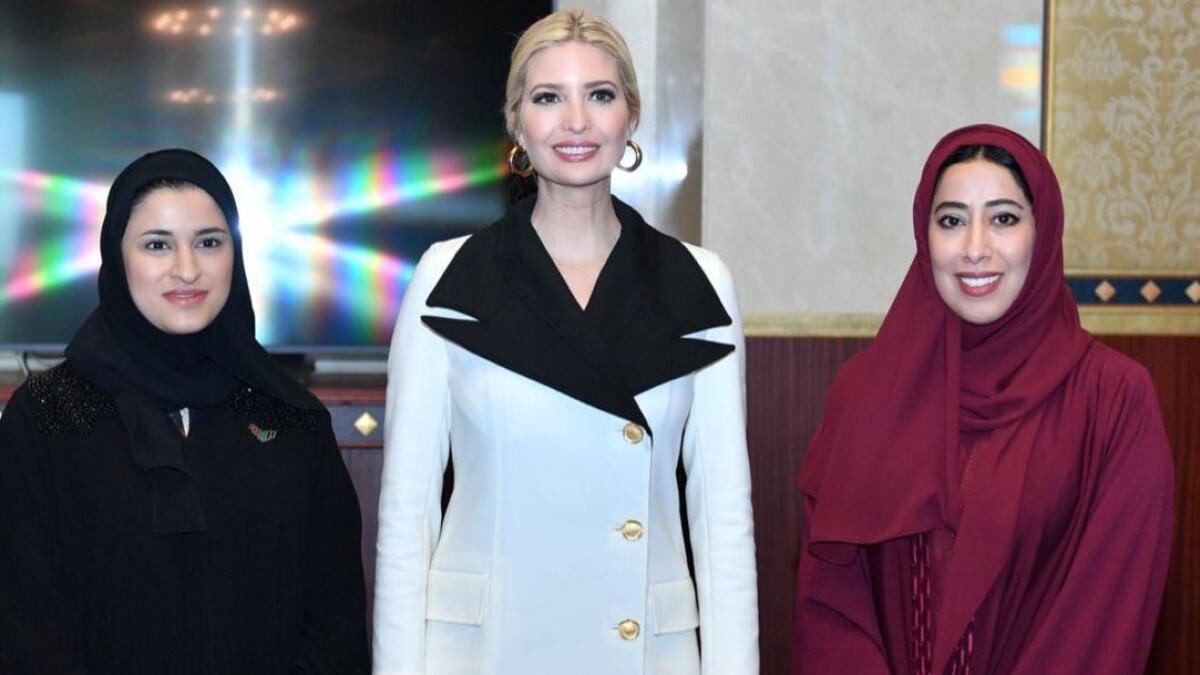 Ivanka Trump, arrives, Dubai, US President Donald Trump, Global Women’s Forum Dubai