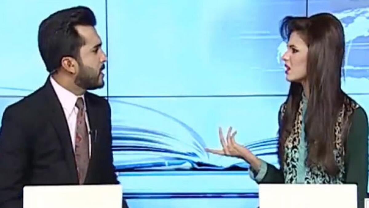 Video: Fight between Pakistani news anchors goes viral