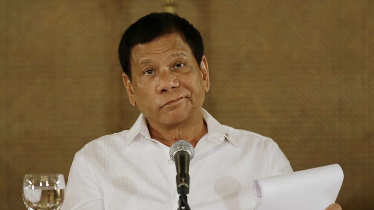 Philippine lawmaker calls for Dutertes impeachment