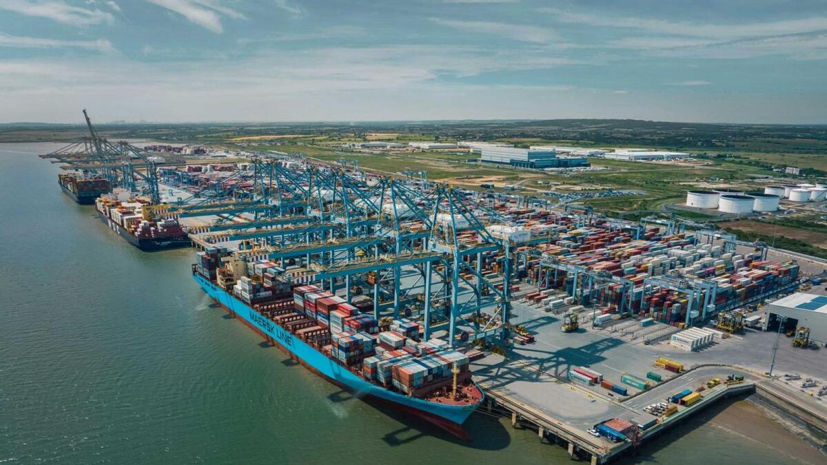 DP World's Jebel Ali Port. The UAE economy has benefitted from  decades of diversification away from oil dependence. — File photo
