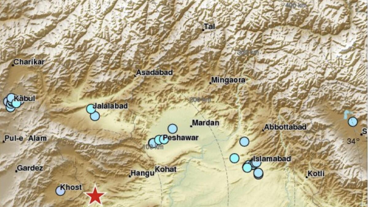 5.5-magnitude earthquake hits Pakistan
