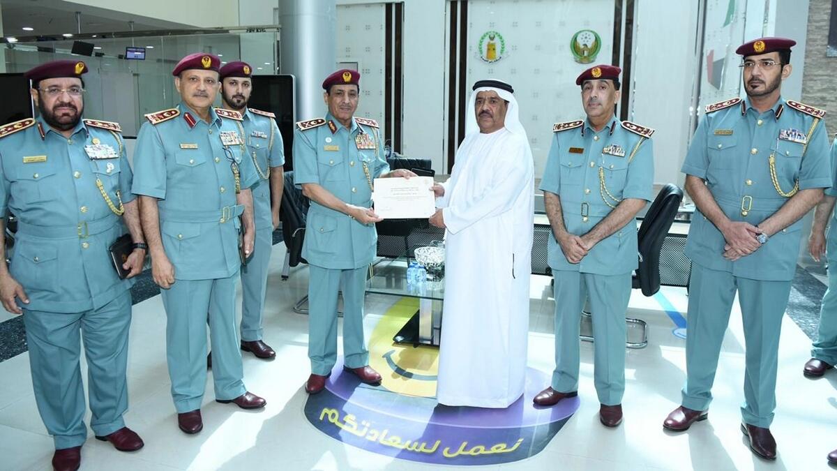Ali Abdullah bin Alwan Al Nuaimi, Ras Al Khaimah police, zero leave