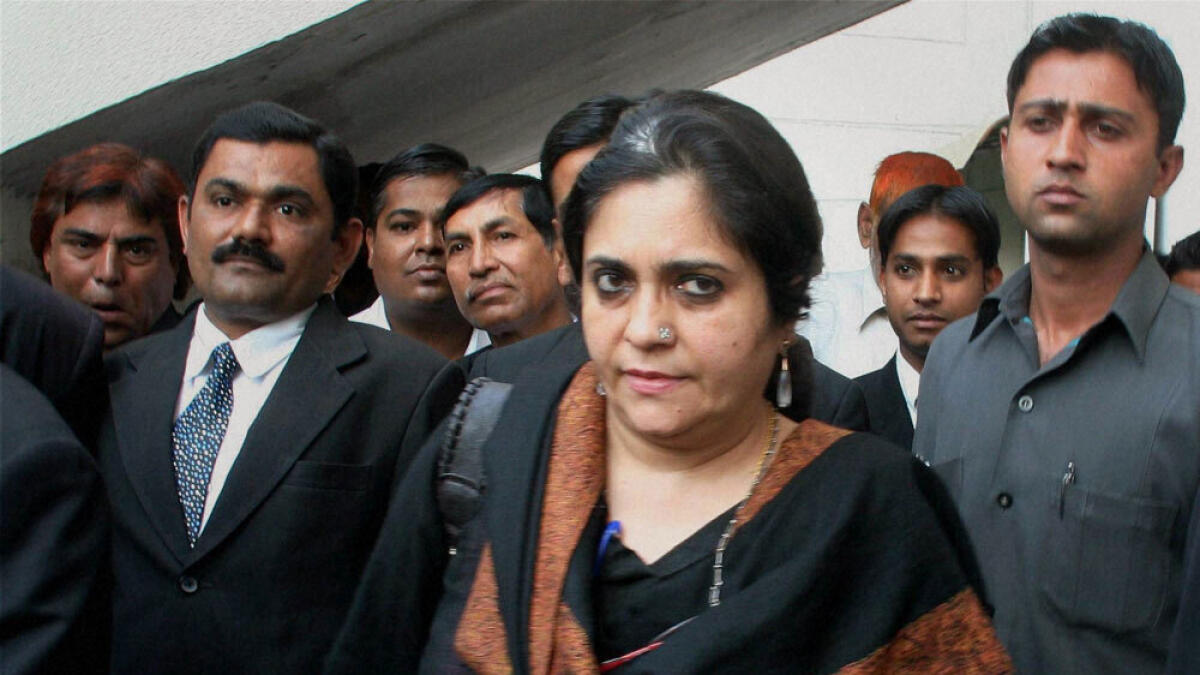CBI team raids home of rights activist and Modi critic Teesta Setalvad