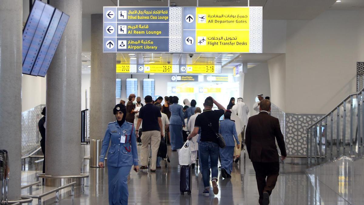 abu dhabi airport, coronavirus, covid19, uae flights suspended, uae visas banned