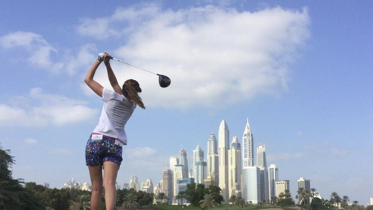 Parker leads by a thin margin in Omega Dubai Ladies Masters 