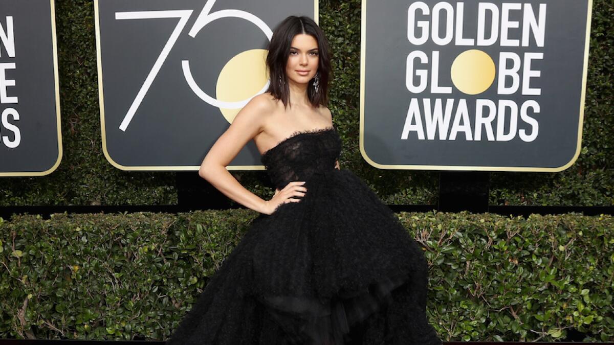Golden Globes red carpet was awash in a sea of black
