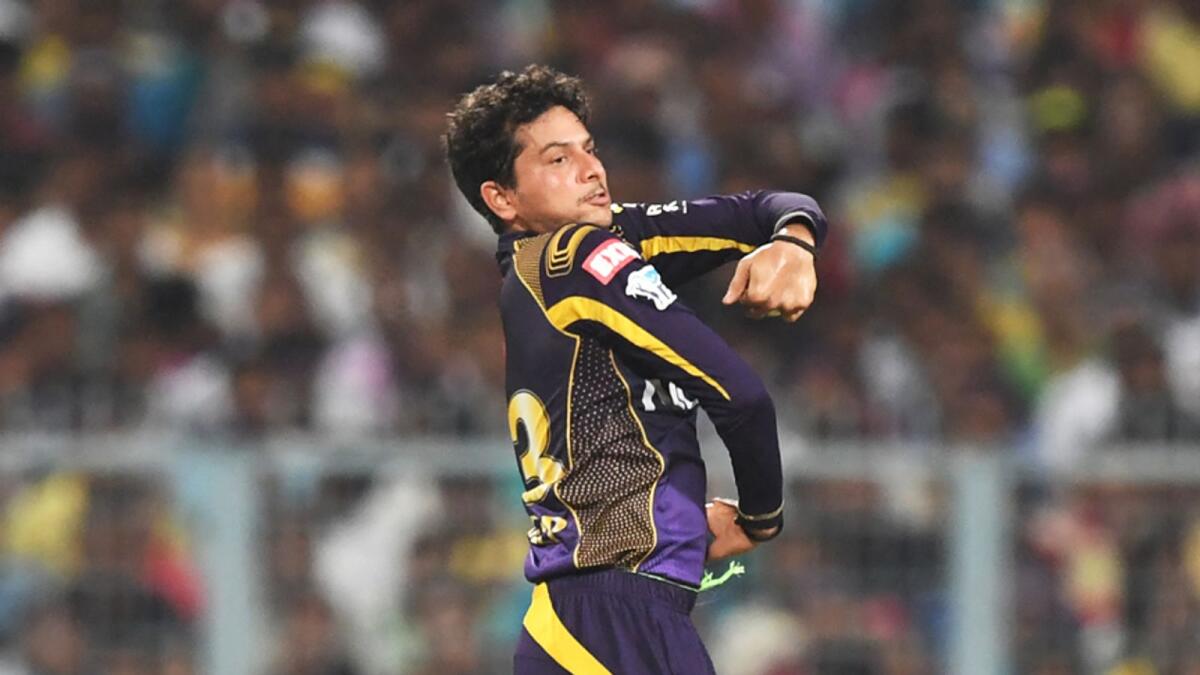 Kuldeep Yadav has not played a single T20 since the IPL last season, when he played just five matches for KKR. — AFP file