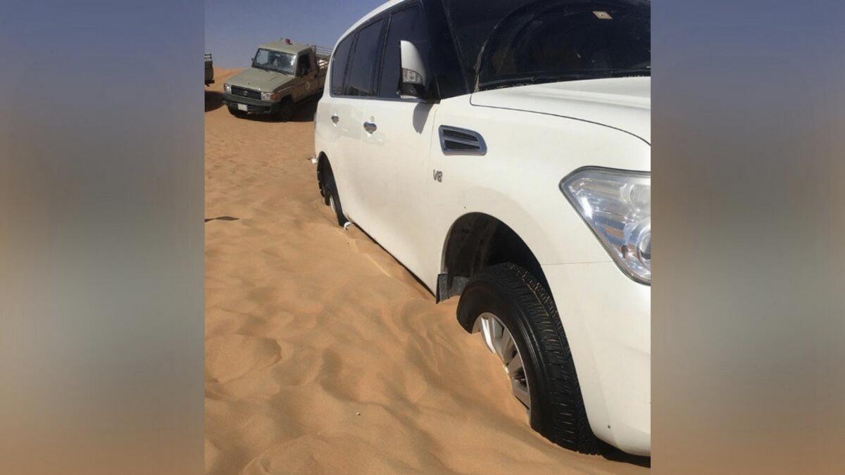 Photos: Emiratis lost in Saudi desert for 5 days rescued