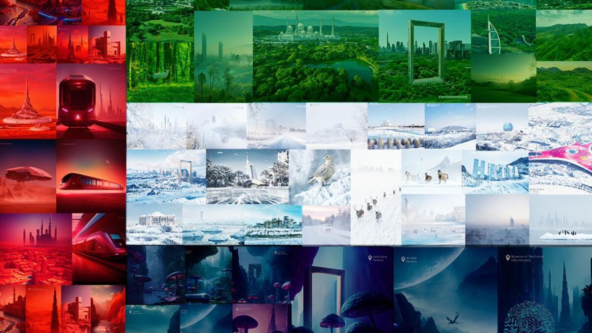 From a jewel-encrusted Burj Khalifa to snowy streets: How AI artists are reimagining the UAE – News