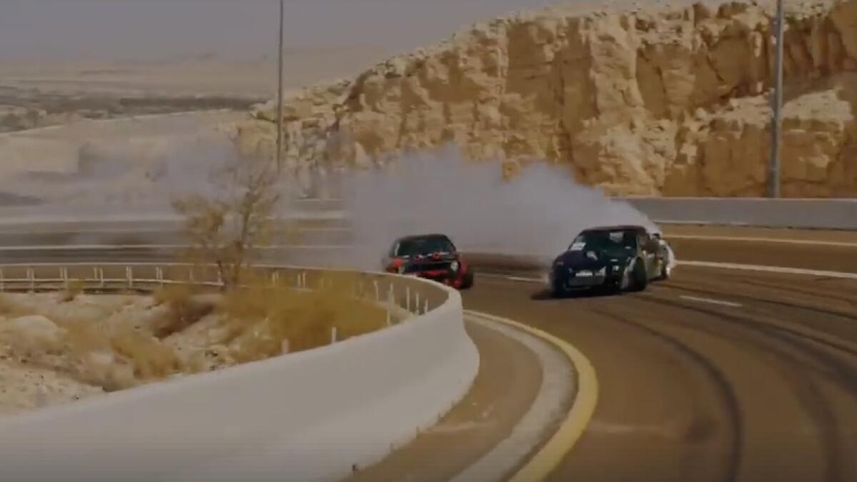 Video: Daredevils go drifting on UAEs Jebel Hafeet