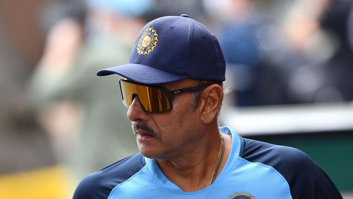India's head coach Ravi Shastri. (AFP)